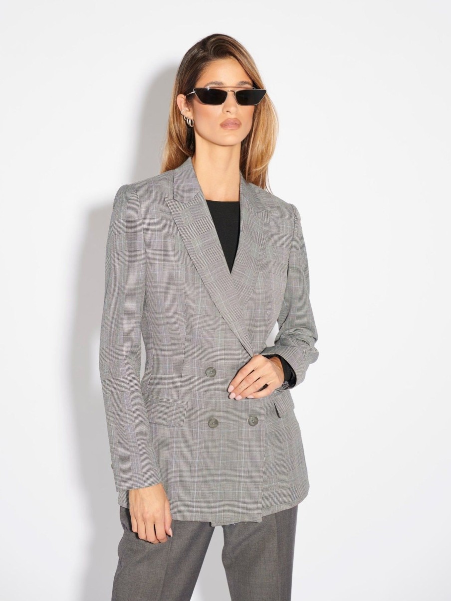 Women Effie Kats | Prince Of Wales Blazer-Check