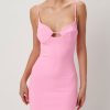 Women Effie Kats | Cardi Mini Dress-Candy Pink