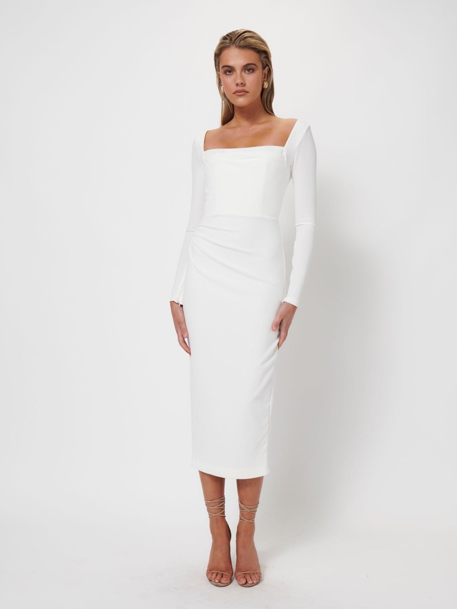 Women Effie Kats | Mari Dress-Ivory