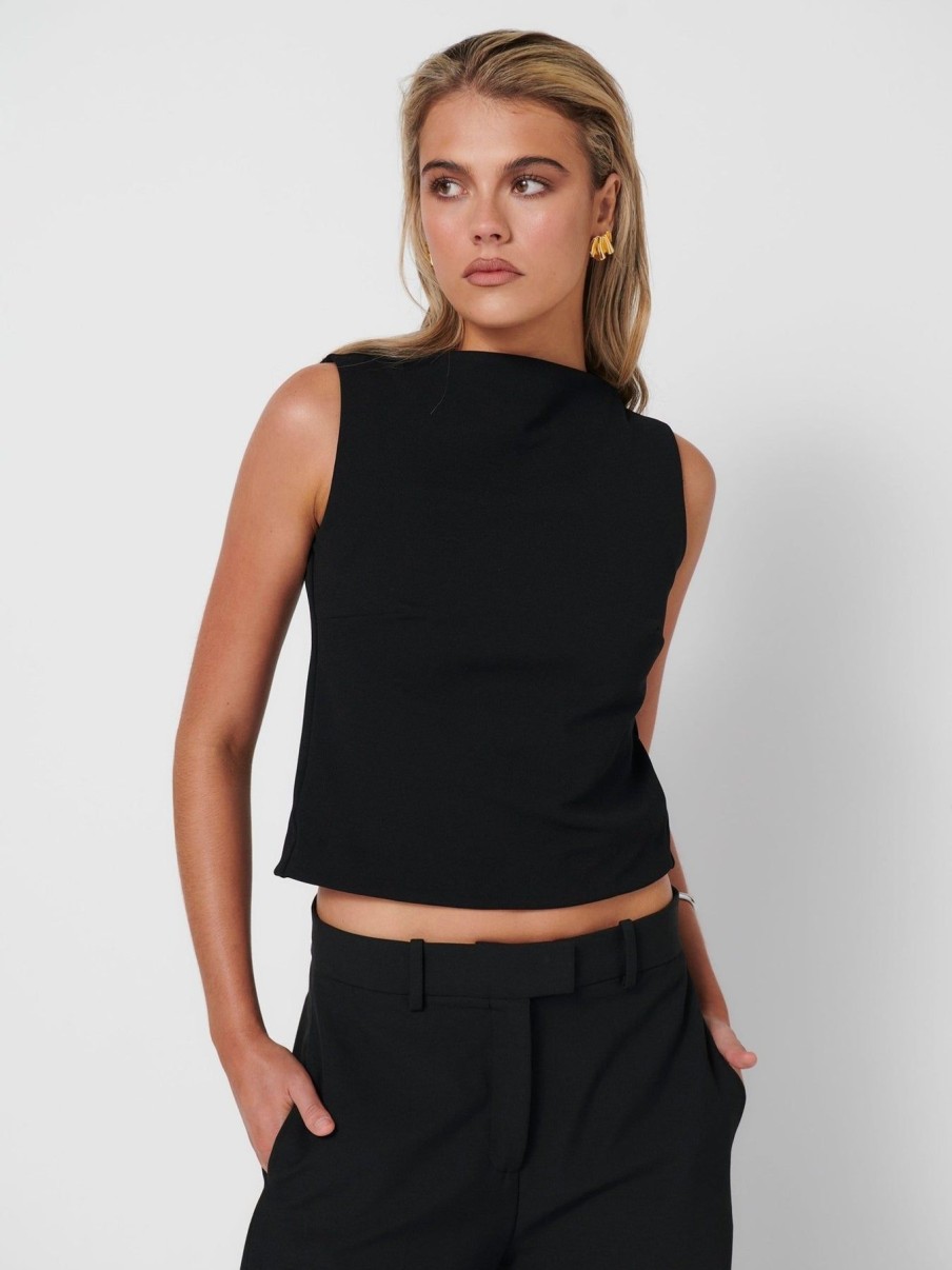 Women Effie Kats | Verona Top-Black