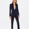 Women Effie Kats | Classic Single Breasted Blazer-French Navy