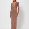 Women Effie Kats | Mira Maxi-Coffee