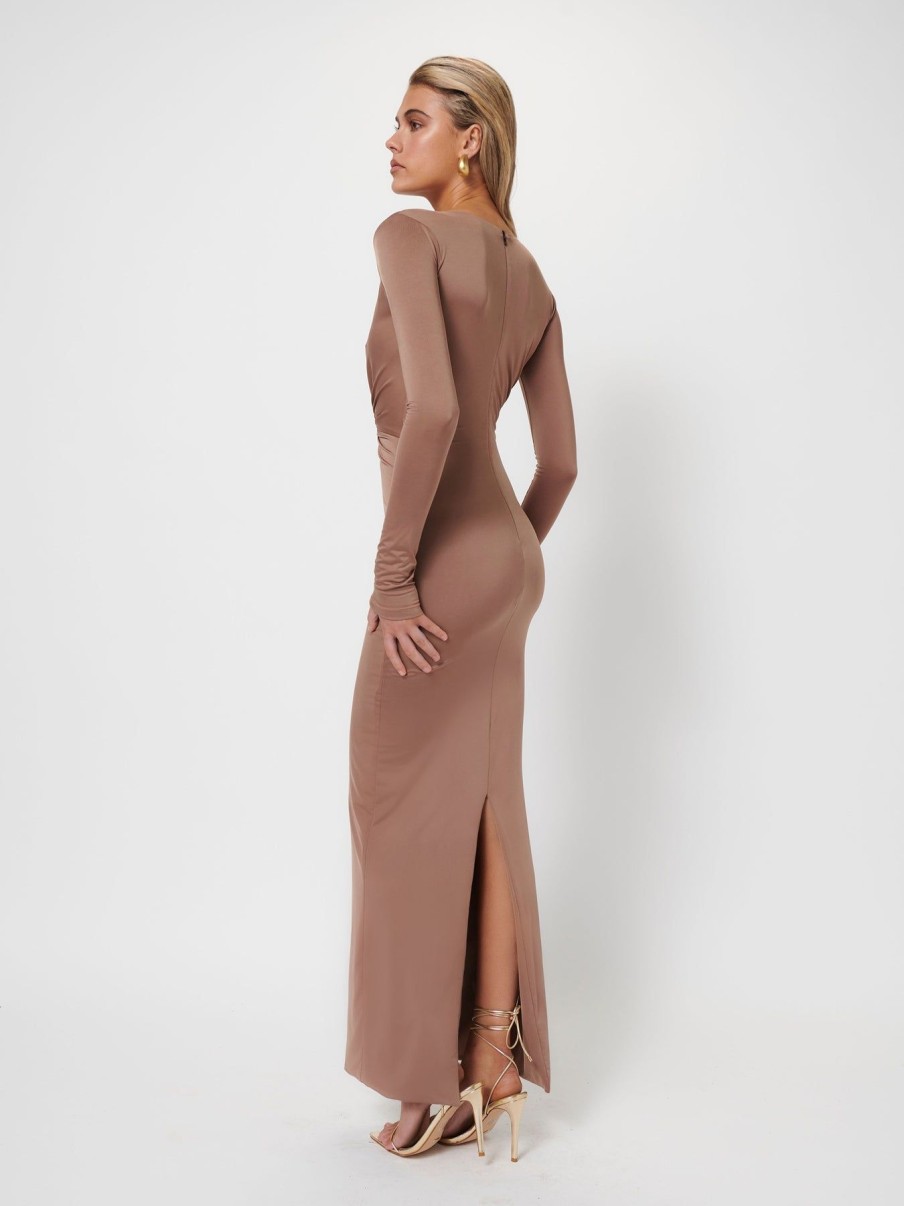 Women Effie Kats | Mira Maxi-Coffee