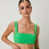 Women Effie Kats | Lea Crop-Lush Green