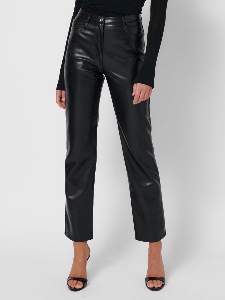 Women Effie Kats | Brooke Leather Pants