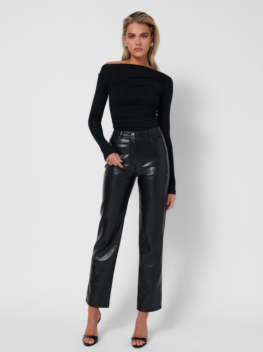 Women Effie Kats | Brooke Leather Pants