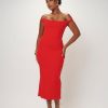 Women Effie Kats | Amaya Dress-Cherry Red