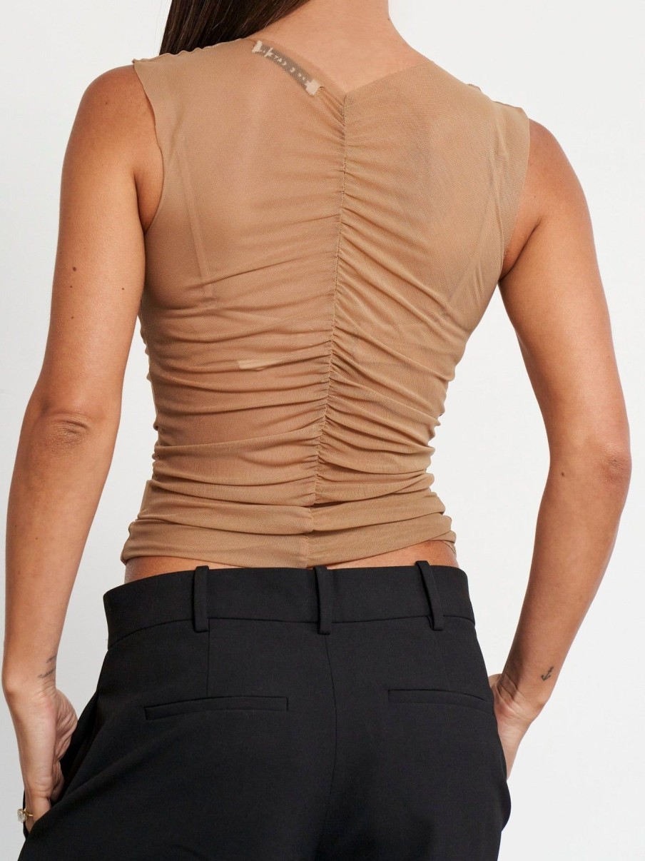 Women Effie Kats | Mila Mesh Top-Nude