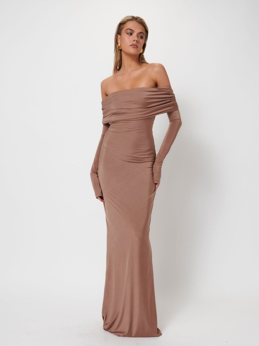 Women Effie Kats | Gwen Gown-Coffee