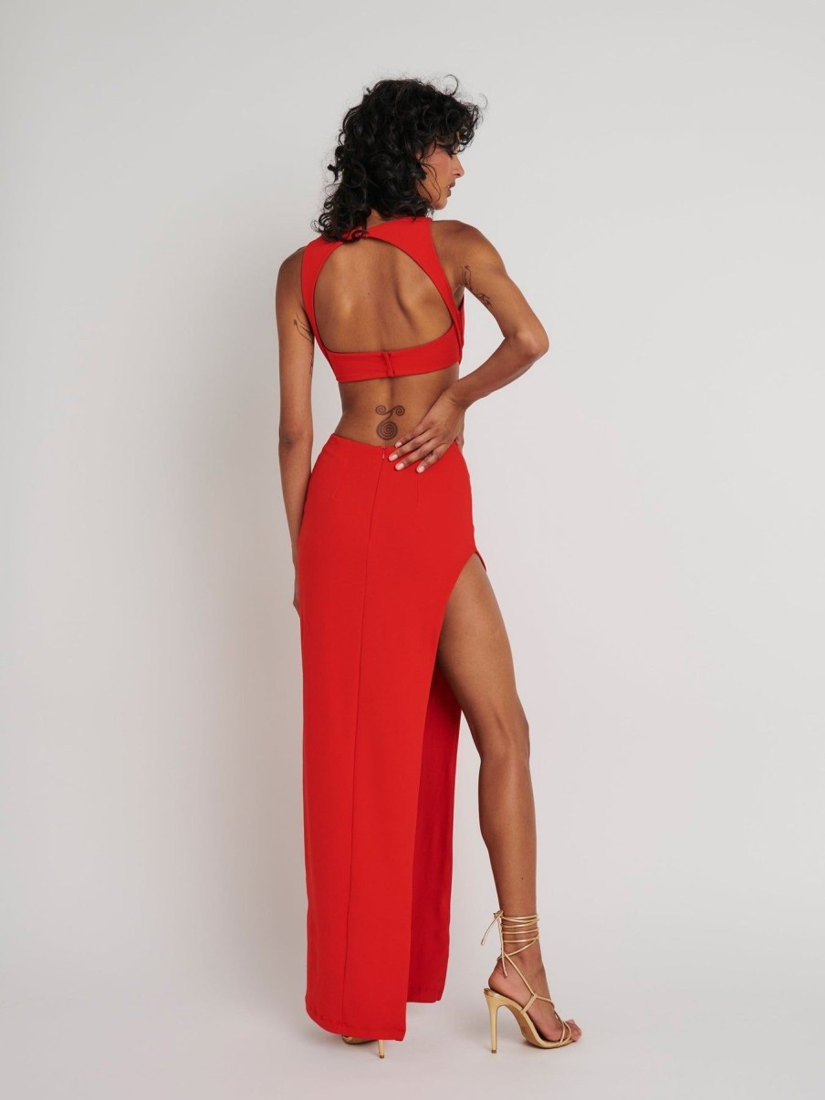 Women Effie Kats | Eniko Gown-Red