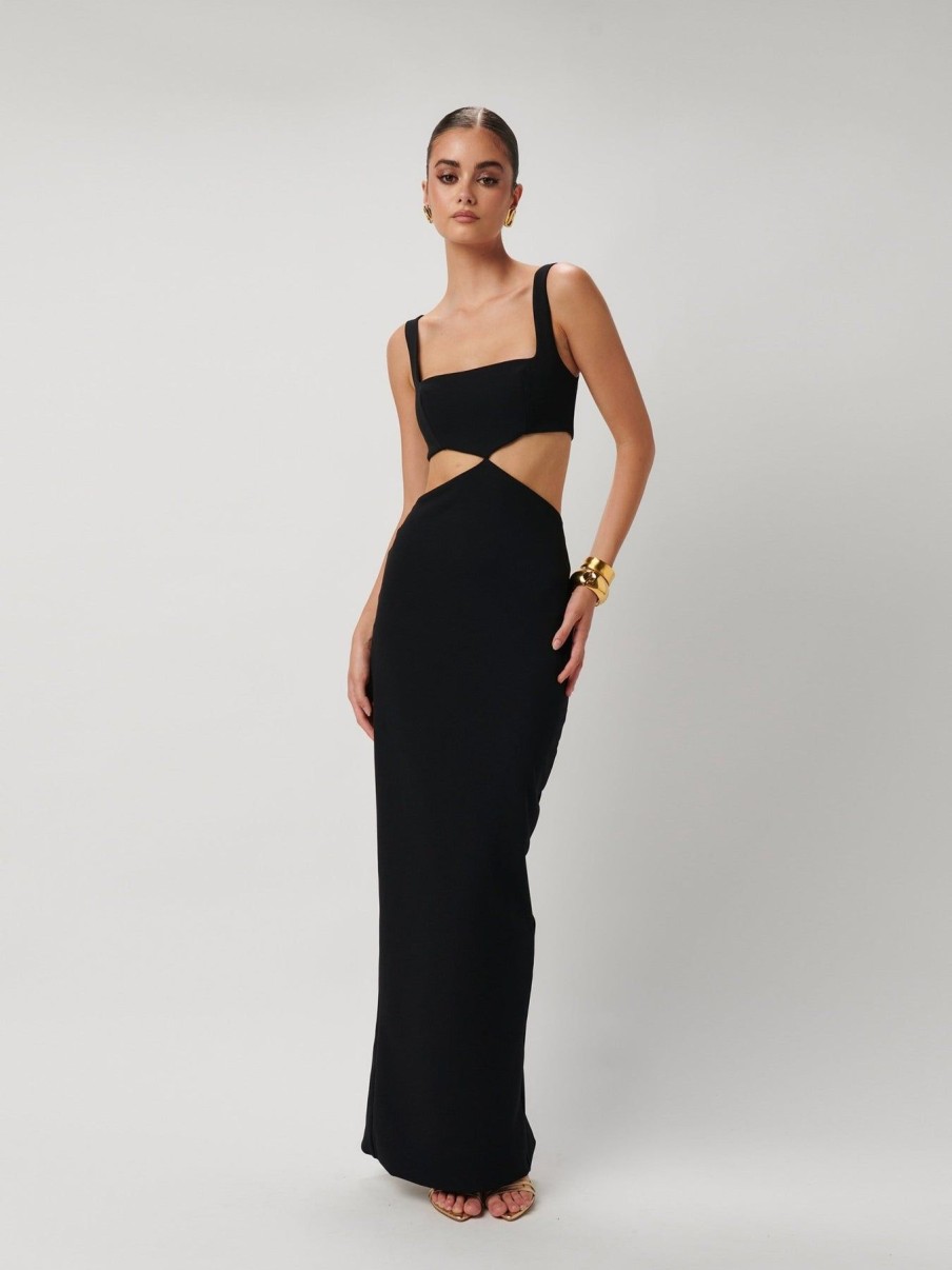 Women Effie Kats | Gabriela Gown-Black