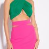 Women Effie Kats | Powell Skirt-Hot Pink