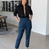 Women Effie Kats | The Boyfriend Pant-Navy