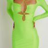 Women Effie Kats | Darci Dress-Neon Green