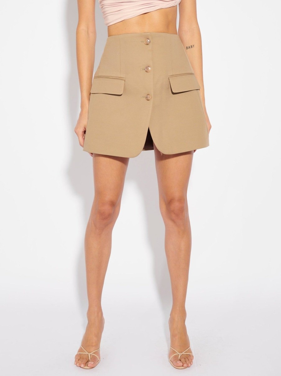 Women Effie Kats | Sylo Mini Skirt-Desert