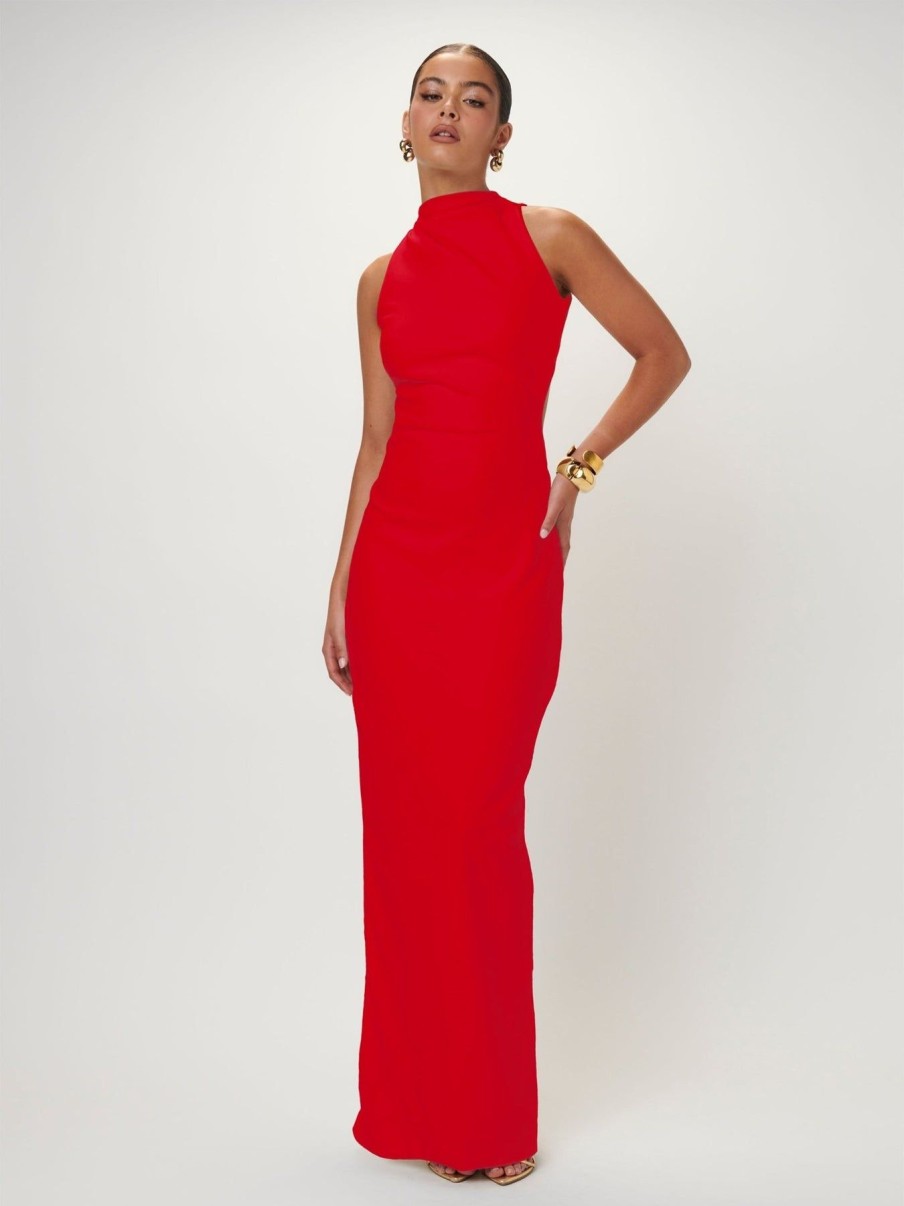 Women Effie Kats | Ambre Gown-Cherry Red