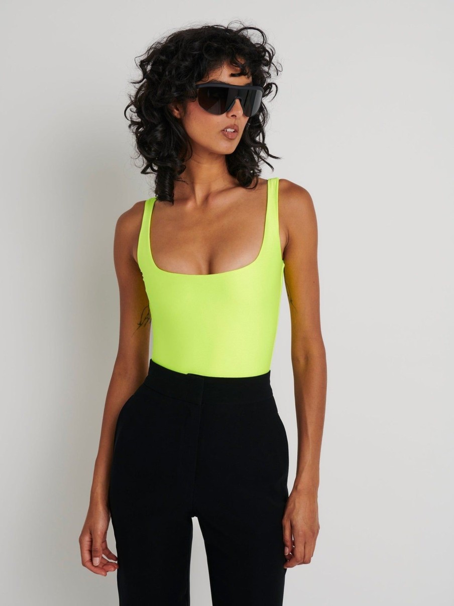 Women Effie Kats | Sylvi Bodysuit-Neon Yellow