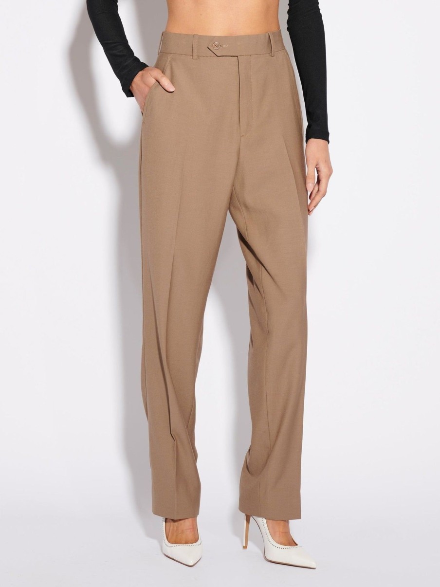 Women Effie Kats | Man Pant-Light Brown