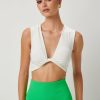 Women Effie Kats | Tara Twist Top-White