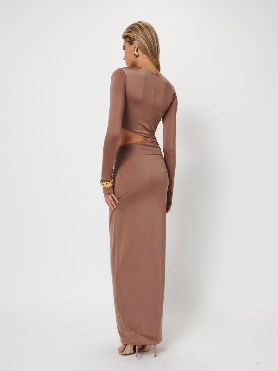 Women Effie Kats | Cara Maxi Dress-Coffee