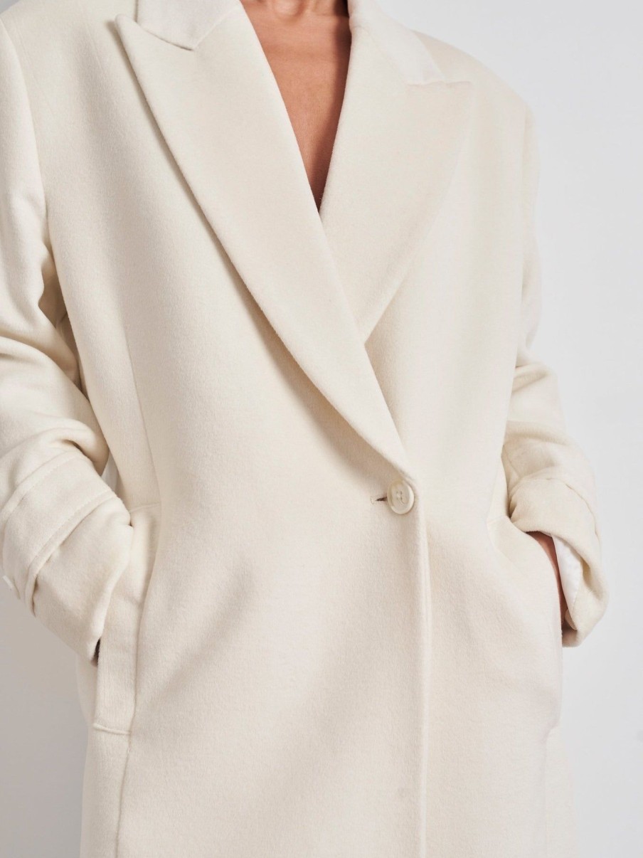 Women Effie Kats | Sanela Coat-Ivory