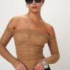 Women Effie Kats | Marin Mesh Top-Nude