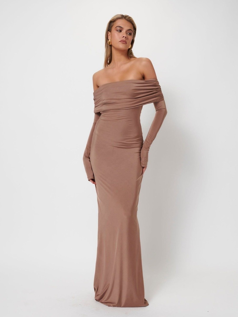 Women Effie Kats | Gwen Gown-Coffee