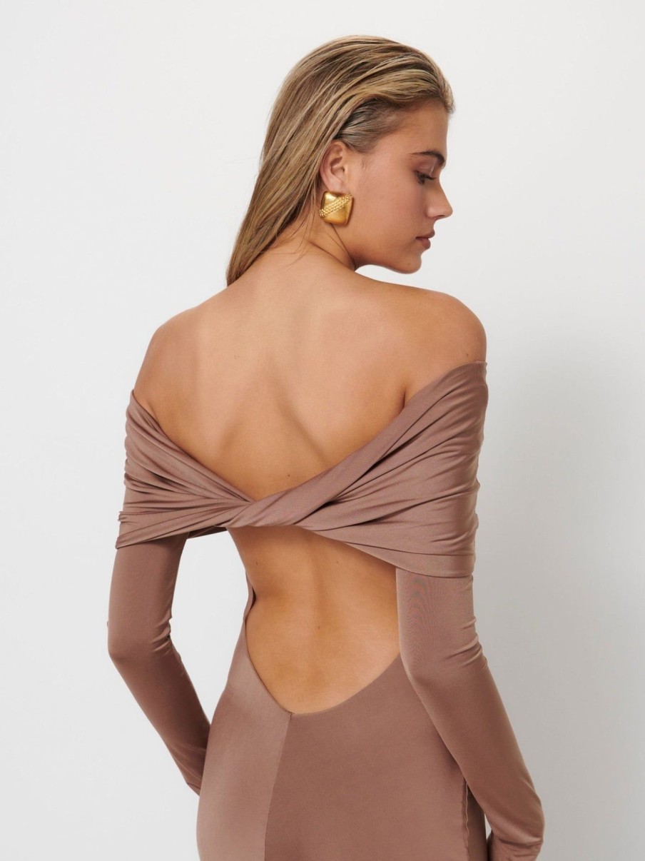 Women Effie Kats | Gwen Gown-Coffee