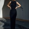 Women Effie Kats | Verona Gown-Black Velvet