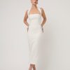 Women Effie Kats | Meline Midi Dress-Ivory