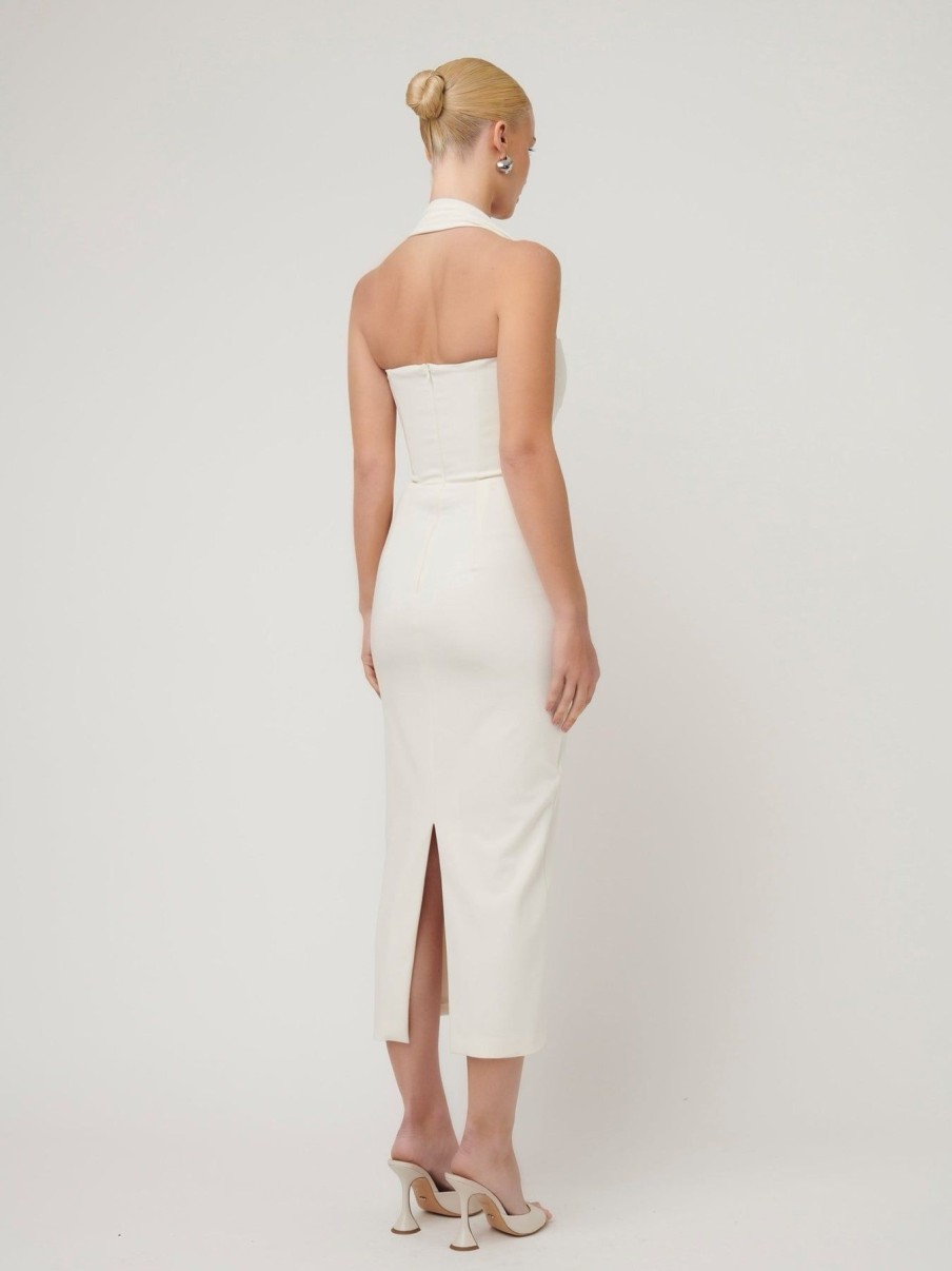 Women Effie Kats | Meline Midi Dress-Ivory