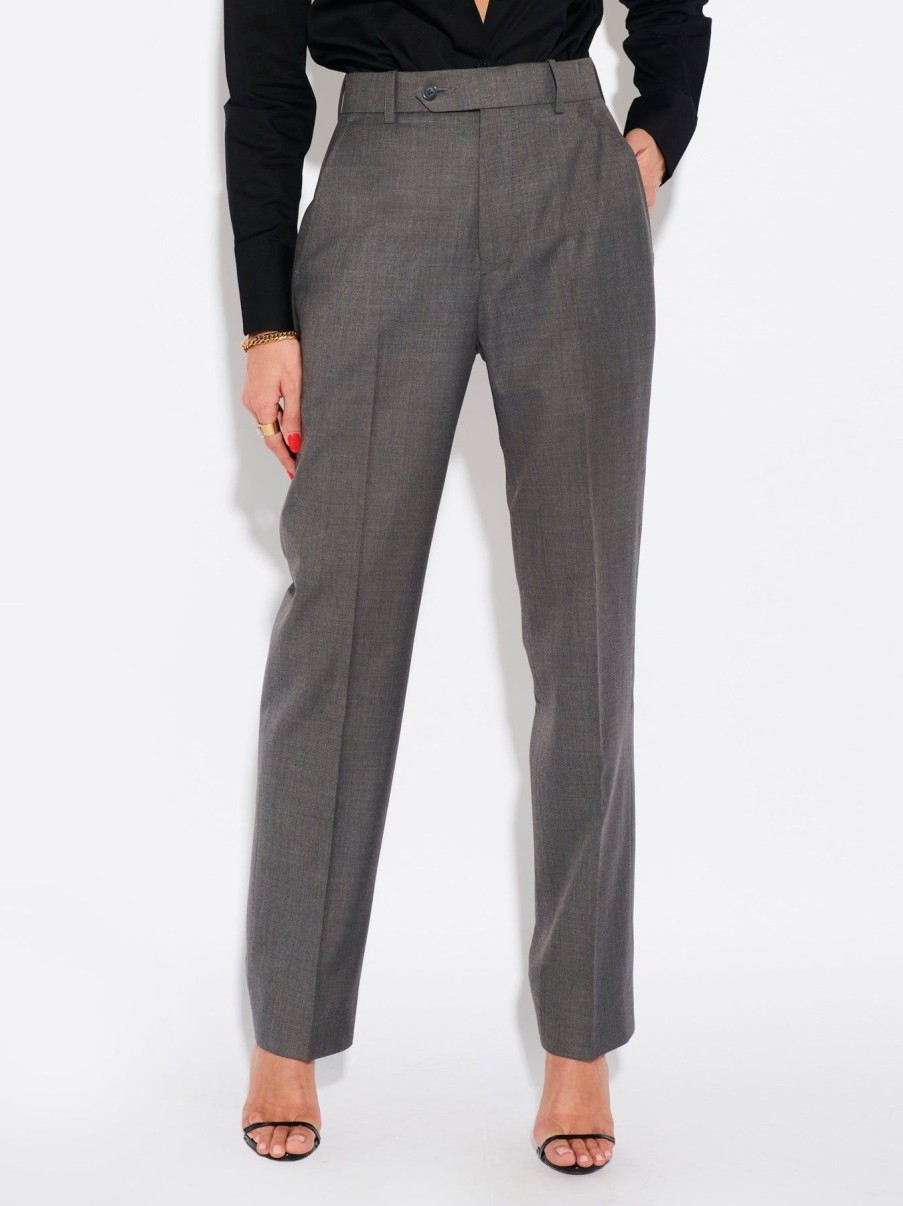 Women Effie Kats | Man Pant-Charcoal