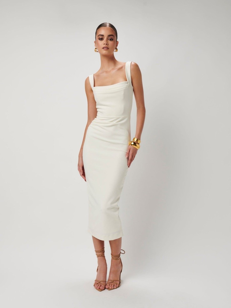 Women Effie Kats | Marbella Dress-Ivory