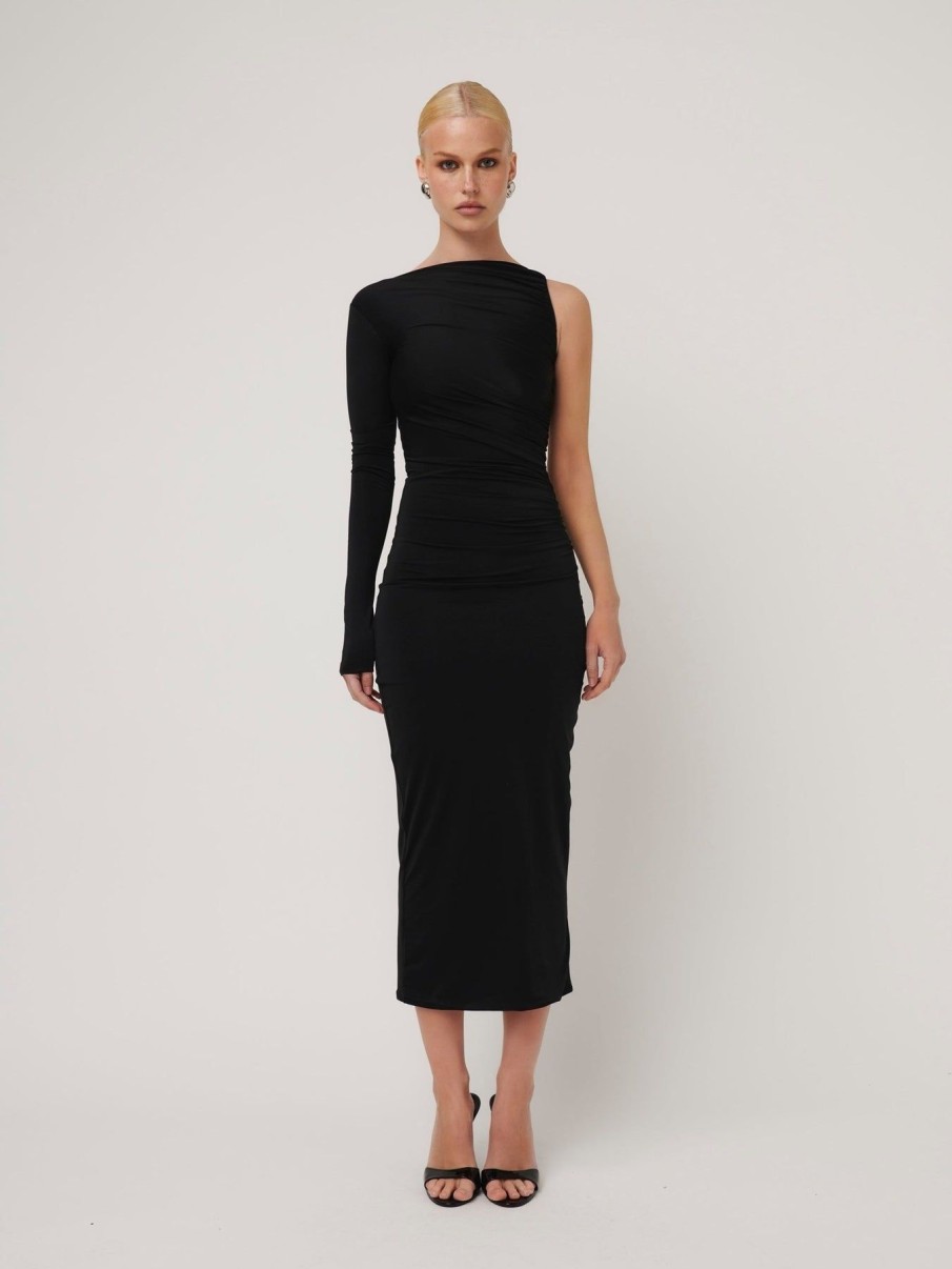 Women Effie Kats | Delaware Dress-Black