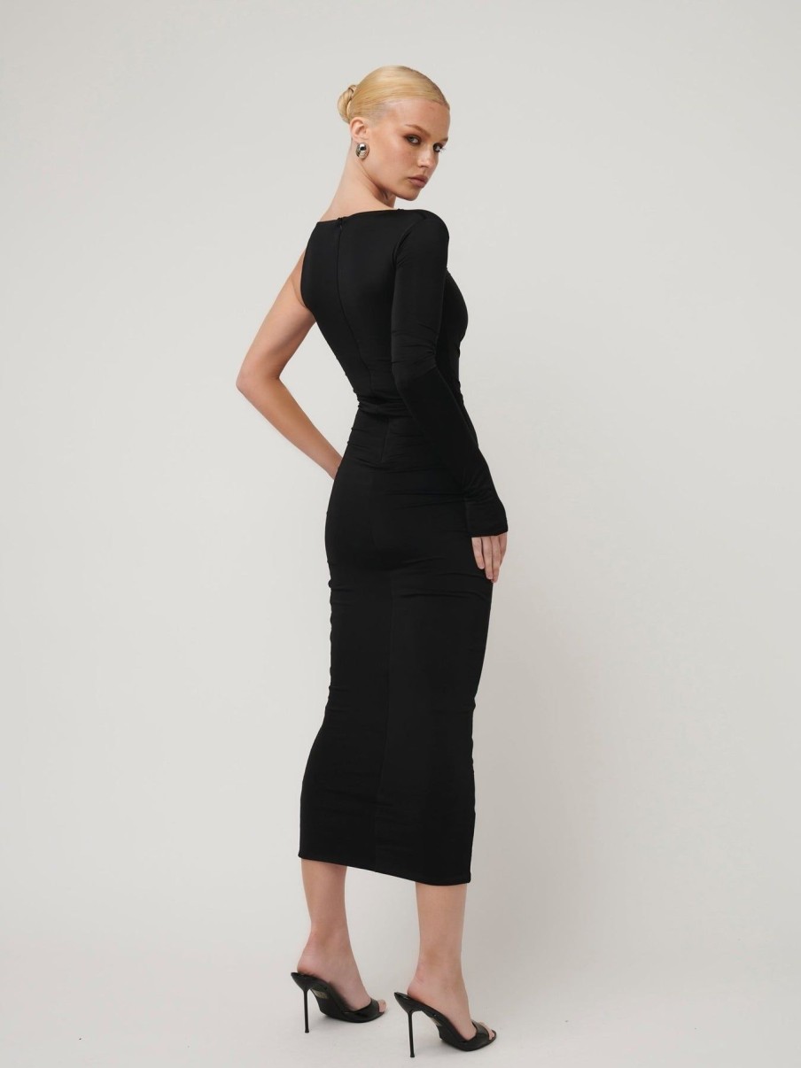 Women Effie Kats | Delaware Dress-Black