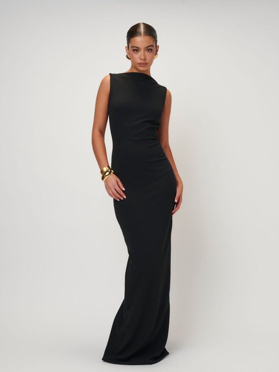 Women Effie Kats | Verona Gown-Black