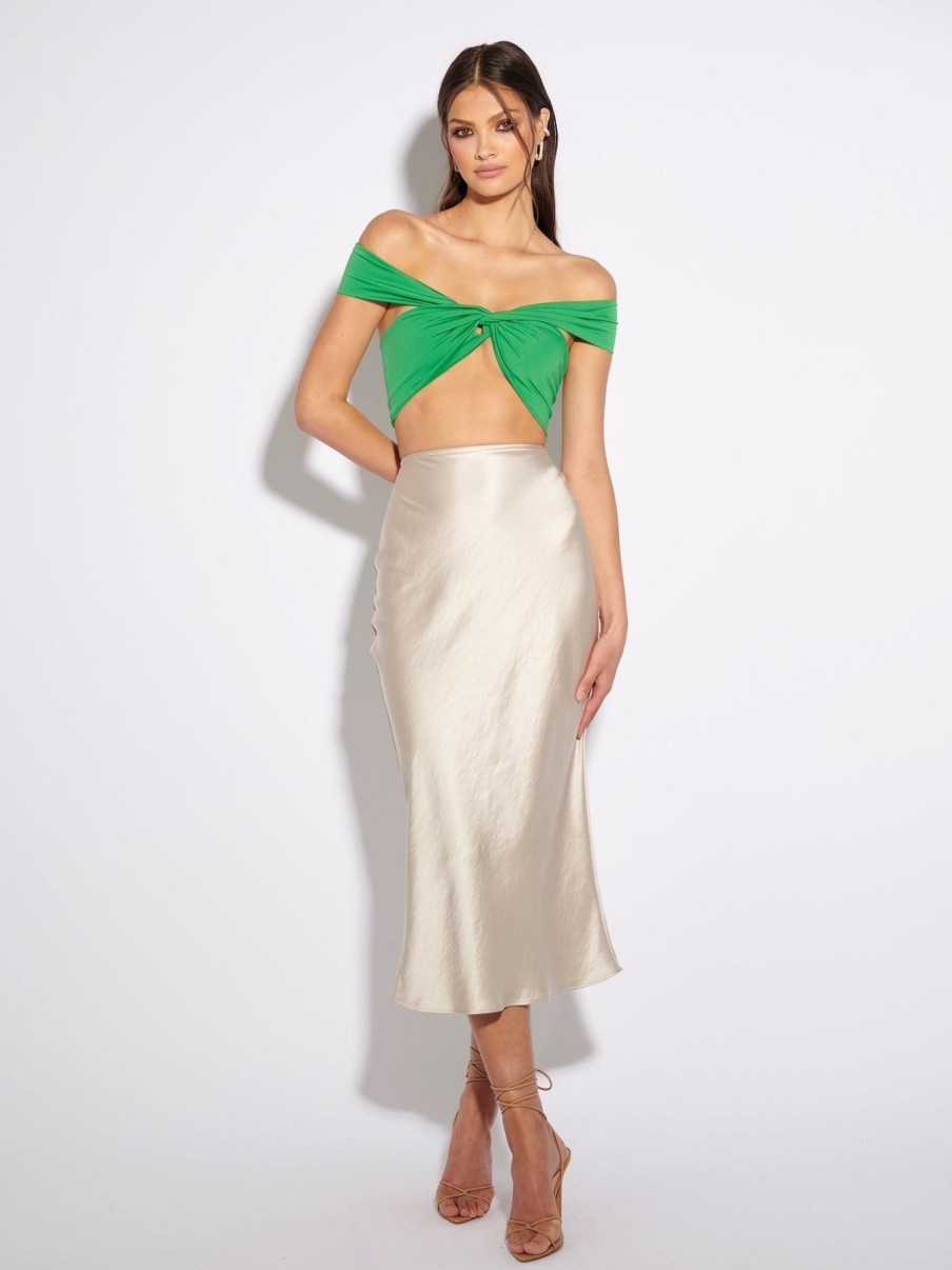 Women Effie Kats | Matera Skirt-Champagne